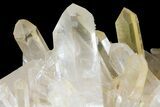 Wide Quartz Crystal Cluster With Large Points - Brazil #121423-3